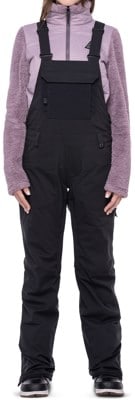 686 Women's Black Magic Bib Insulated Pants - black geo jacquard - view large