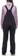 686 Women's Black Magic Bib Insulated Pants - black geo jacquard - reverse
