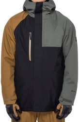 686 GORE-TEX Core Shell Jacket - goblin green colorblock