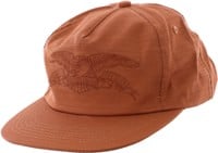 Anti-Hero Basic Eagle Snapback Hat - brown/brown