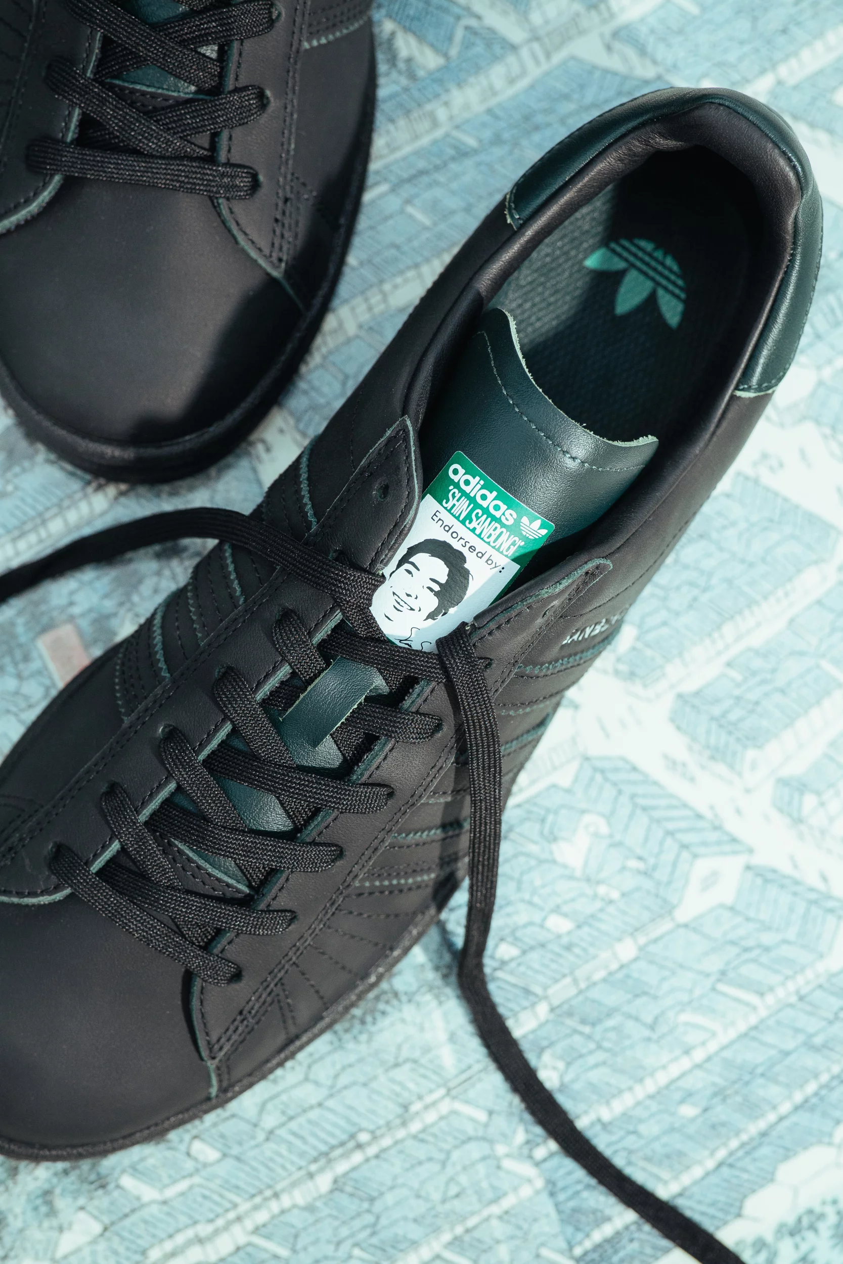 Adidas Campus ADV Skate Shoes - (shin sanbongi) core black/core 