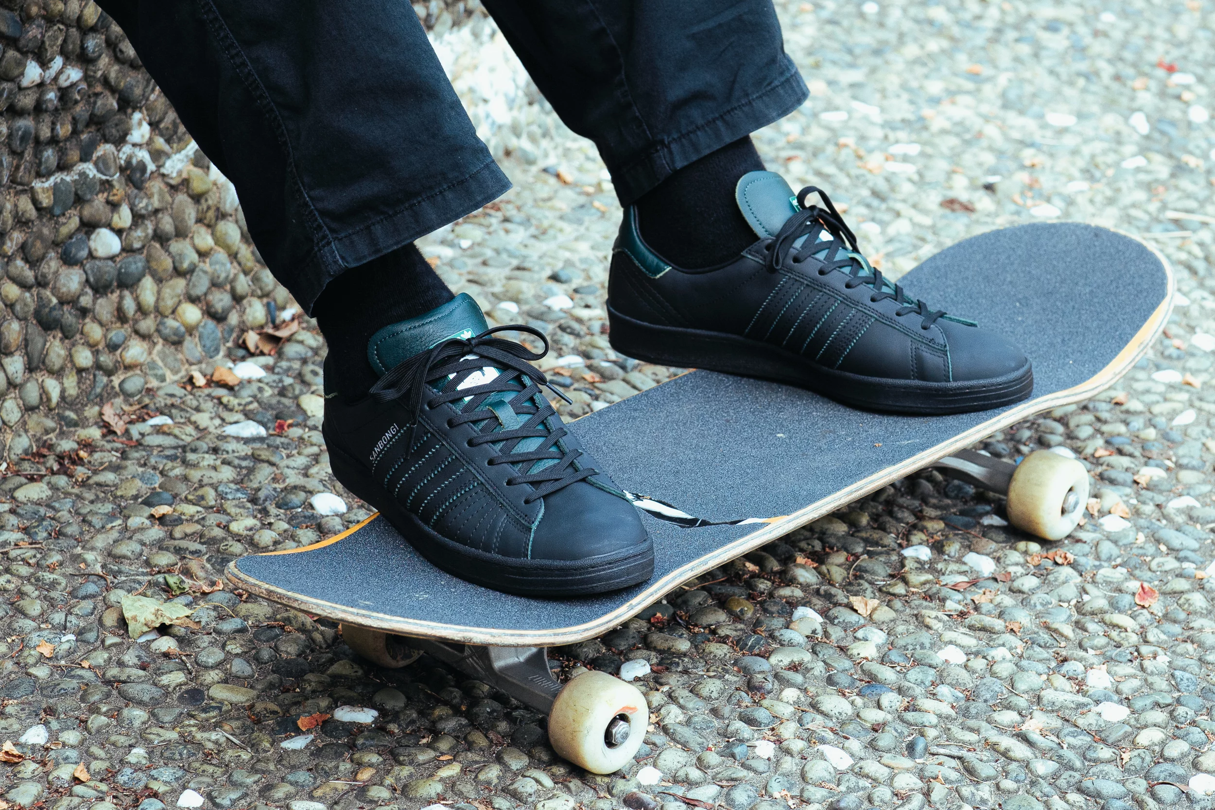 Adidas Campus ADV Skate Shoes - (shin sanbongi) core black/core 
