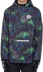 686 Waterproof Hoodie - grateful dead tie dye