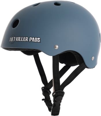 187 Killer Pads Pro Skate Sweatsaver Helmet - stone blue - view large