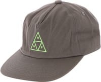 HUF Essentials Unstructured Triple Triangle Snapback Hat - grey