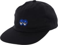 Krooked Eyes Strapback Hat - black/blue