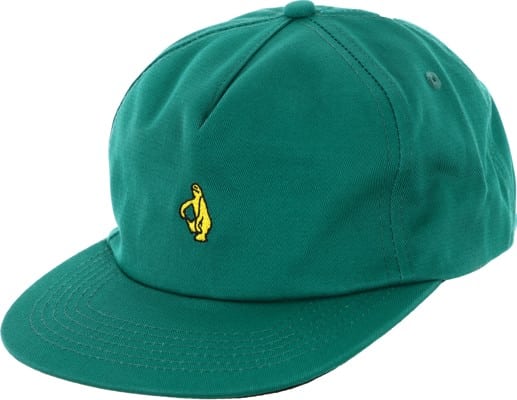 Krooked Shmoo Snapback Hat - dark green/yellow - view large