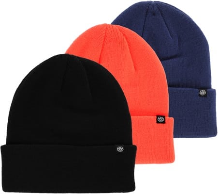 686 Standard Roll Up 3-Pack Beanie - bright pack - view large