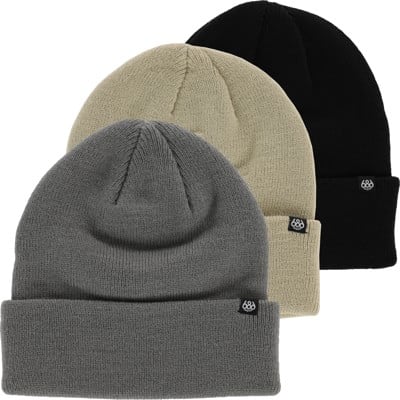 686 Standard Roll Up 3-Pack Beanie - neutral pack - view large