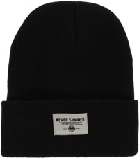 Never Summer Cuffed 2 Beanie - black