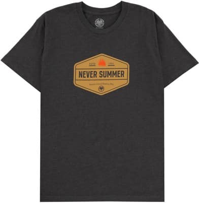 Never Summer Workwear T-Shirt - charcoal heather - view large