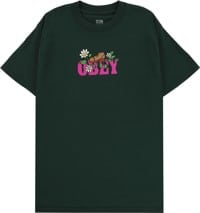 Obey Step T-Shirt - forest