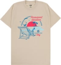 Obey Permanent Vacation T-Shirt - cream