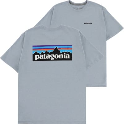 Patagonia P-6 Logo Responsibili-Tee T-Shirt - steam blue - view large
