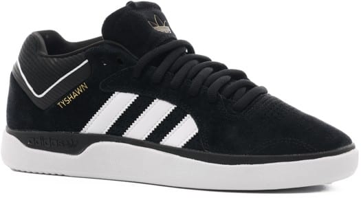 Adidas Tyshawn Pro Skate Shoes - core black/footwear white/black - view large