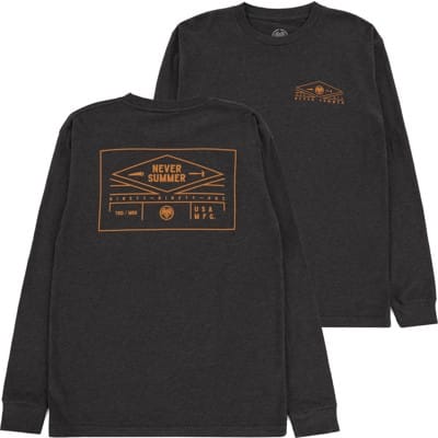 Never Summer Rockland 2 L/S T-Shirt - charcoal heather - view large