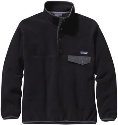 Patagonia Synchilla Snap-T Pullover - black w/forge grey - view large