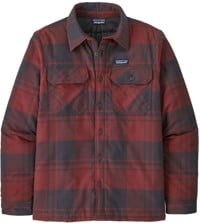 Patagonia Insulated Organic Cotton Fjord Flannel Shirt - live oak: sequoia red