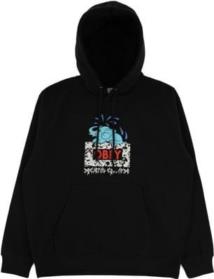 Obey Societal Collapse Hoodie - black - view large