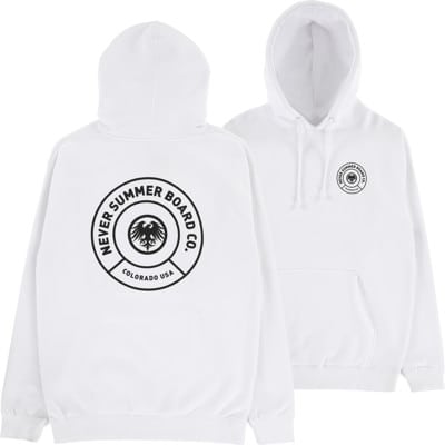 Never Summer NS Board Co Hoodie - white - view large