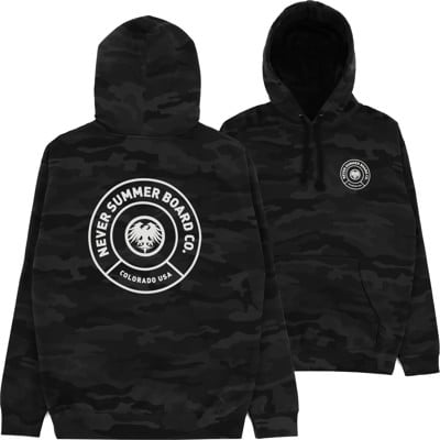 Never Summer NS Board Co Hoodie - black camo - view large