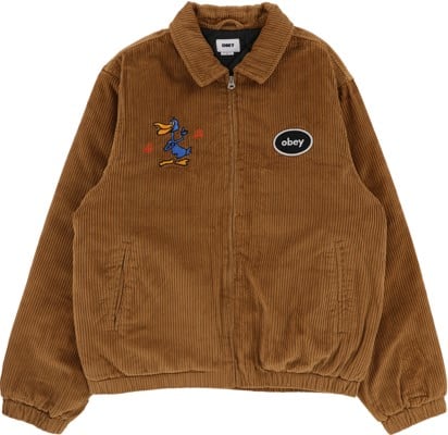 Obey Nomad Corduroy Jacket - catechu wood - view large