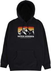 Never Summer Retro Mountain Hoodie - navy