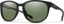 Smith Lake Shasta Polarized Sunglasses - matte black/chromapop gray green polarized lens