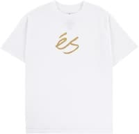 eS Foil Script T-Shirt - white