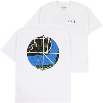 Polar Skate Co. Slottsparken Fill Logo T-Shirt - white - view large