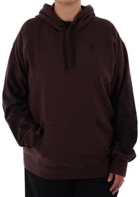 Volcom Women's Costus Pullover Fleece Hoodie - black plum - view large