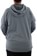 Volcom Women's Costus Pullover Fleece Hoodie - green ash - reverse