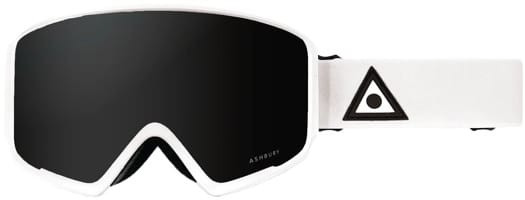 Ashbury Arrow Goggles + Bonus Lens - white triangle/dark smoke lens + yellow lens - view large