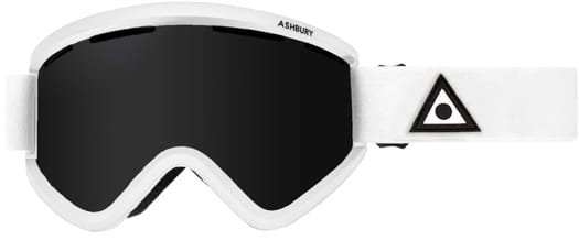 Ashbury Blackbird Goggles + Bonus Lens - white triangle/dark smoke lens + yellow lens - view large