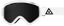 Ashbury Blackbird Goggles + Bonus Lens - white triangle/dark smoke lens + yellow lens