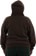 Volcom Women's Stone Heart II Hoodie - espresso - reverse detail