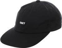 Obey Bold Twill Strapback Hat - black