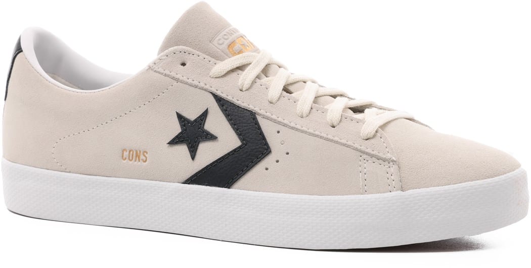 Converse Pro Leather Vulcanized Pro Skate Shoes egret/black/egret