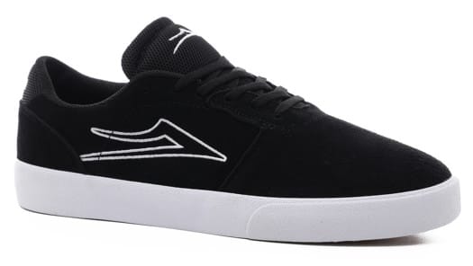 Lakai Cardiff Skate Shoes - black suede - view large