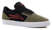 Lakai Cardiff Skate Shoes - olive/black suede