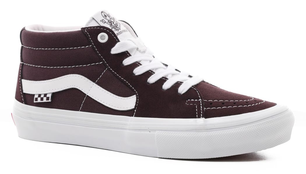 Vans Skate Grosso Mid Shoes - wrapped wine - Free Shipping | Tactics