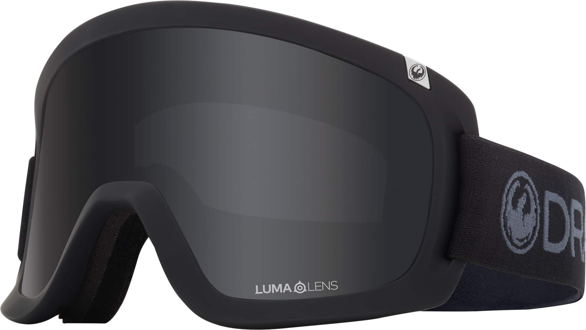 Dragon D1 OTG Goggles + Bonus Lens blackout/lumalens dark smoke