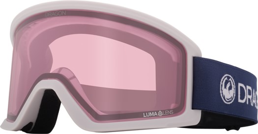 Dragon DX3 OTG Goggles - block lilac/lumalens light rose lens - view large