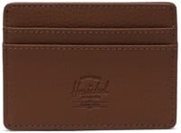 Herschel Supply Charlie RFID Vegan Leather Wallet - saddle brown
