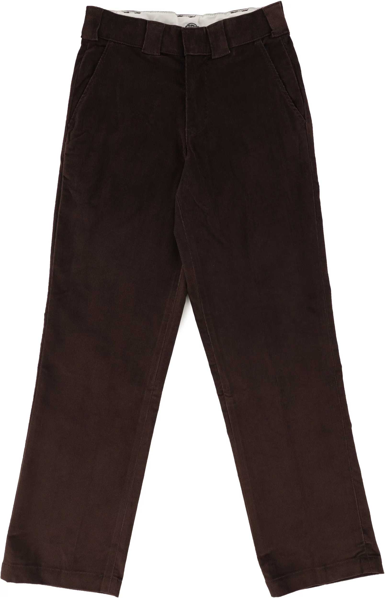 Black Plain Espresso Brown Corduroy Stretch Pants Casual Wear Men