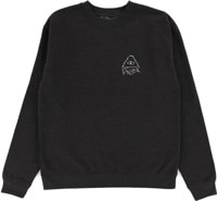 Poler Scribble Crew Sweatshirt - charcoal heather