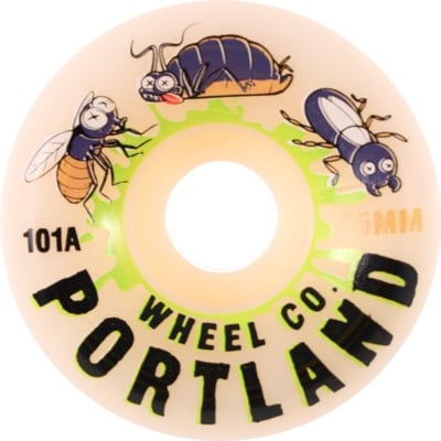 Portland Wheel Company Pest Control Skateboard Wheels - white (101a) - view large