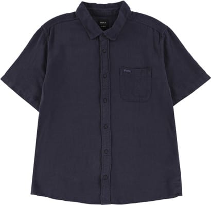 RVCA PTC Woven S/S Shirt - moody blue - view large