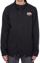 686 Waterproof Coaches Softshell Jacket - grateful dead black