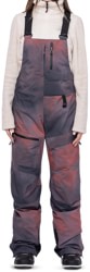 686 Women's Geode Thermagraph Bib Insulated Pants - hot coral spray